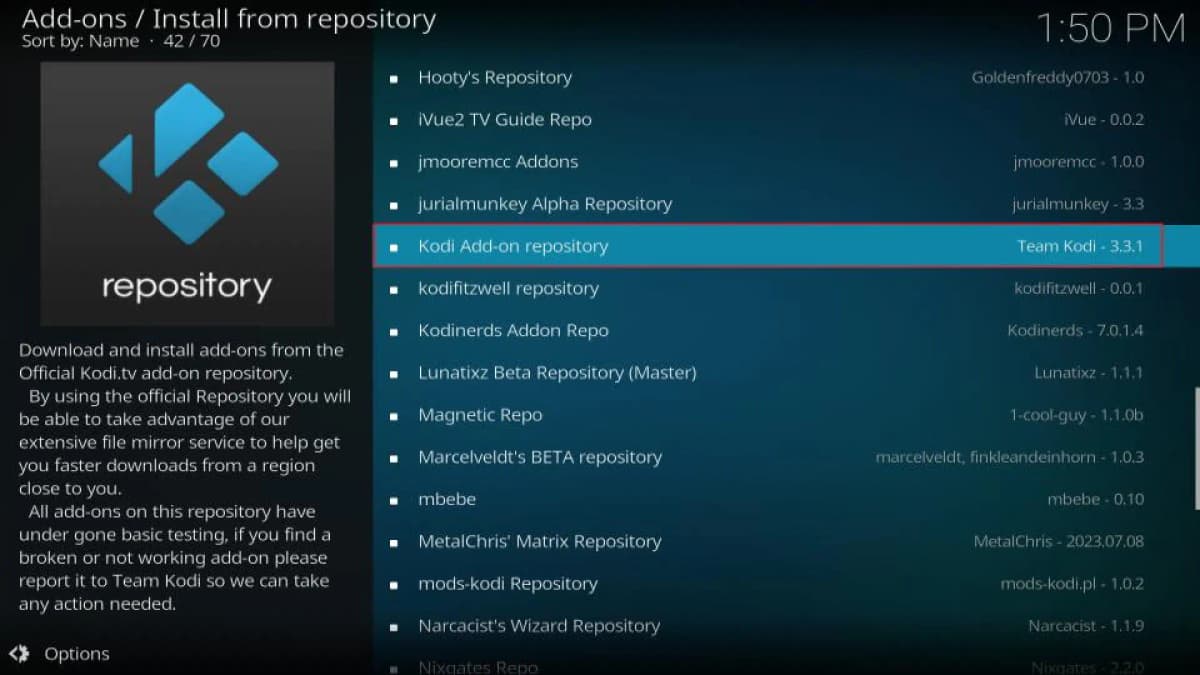 Kodi Add-on Repository